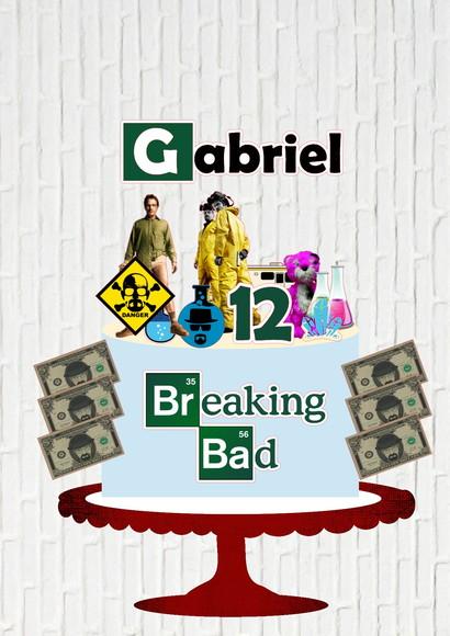 Arquivo de Corte Topo de Bolo Breaking Bad
