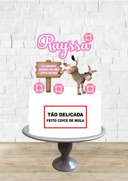 Arquivo de Corte Topo de Bolo Cavalo Coice