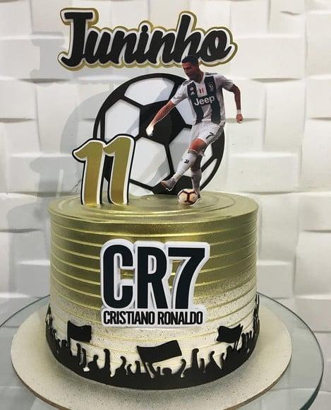 Arquivo de Corte Topo de Bolo Cristiano Ronaldo