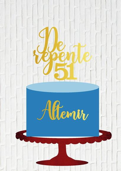 Arquivo de Corte Topo de Bolo de Repente 51