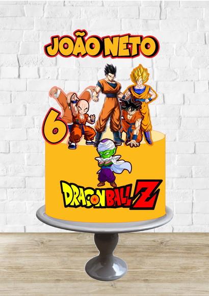 Arquivo de Corte Topo de Bolo Dragonball Z