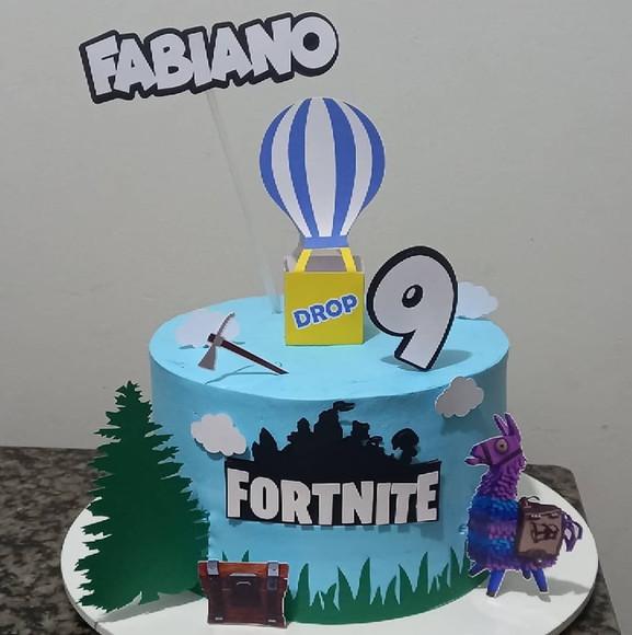 Arquivo de Corte Topo de Bolo Fortnite