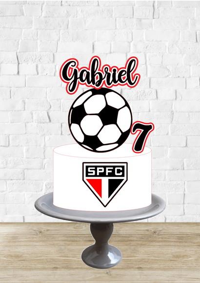 Arquivo de Corte Topo de Bolo Futebol Sao Paulo