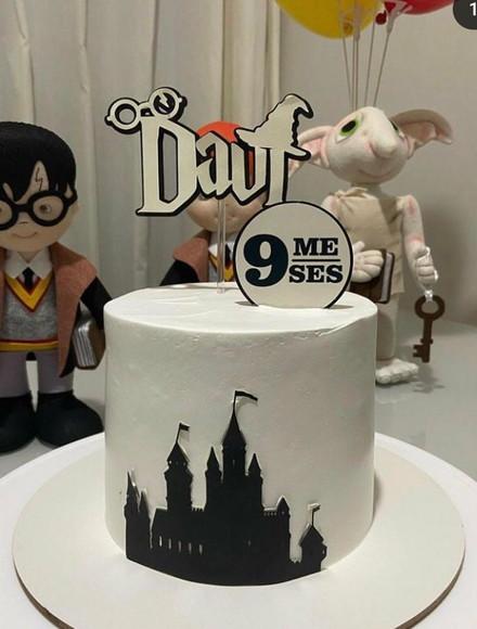 Arquivo de Corte Topo de Bolo Harry Porter Castelo