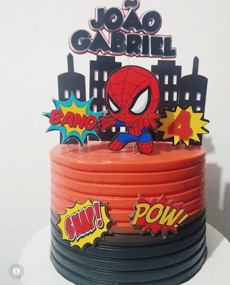 Arquivo de Corte Topo de Bolo Homem Aranha Cut