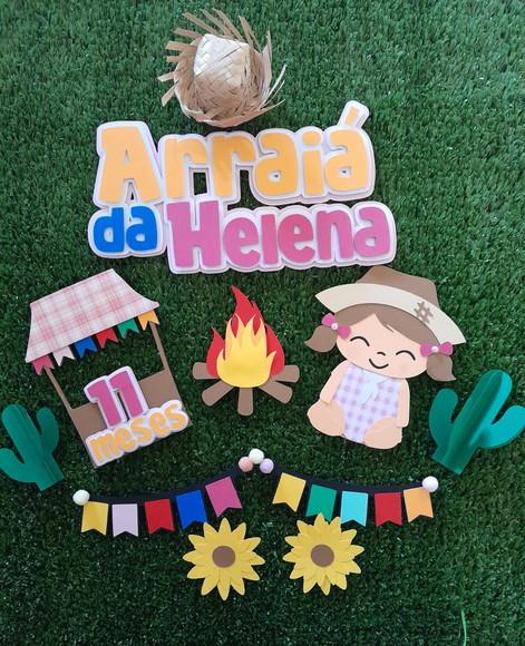Arquivo de Corte Topo de Bolo Junino Bebê