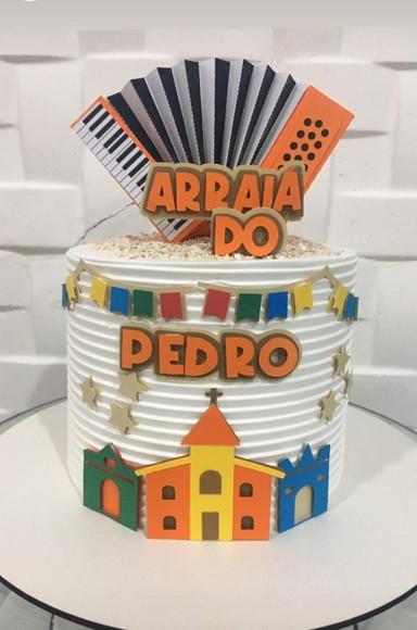 Arquivo de Corte Topo de Bolo Junino Safona 3d