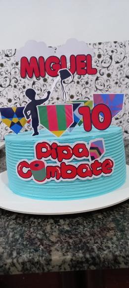 Arquivo de Corte Topo de Bolo Pipa Combate