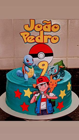 Arquivo de Corte Topo de Bolo Pokemon Bola Camadas