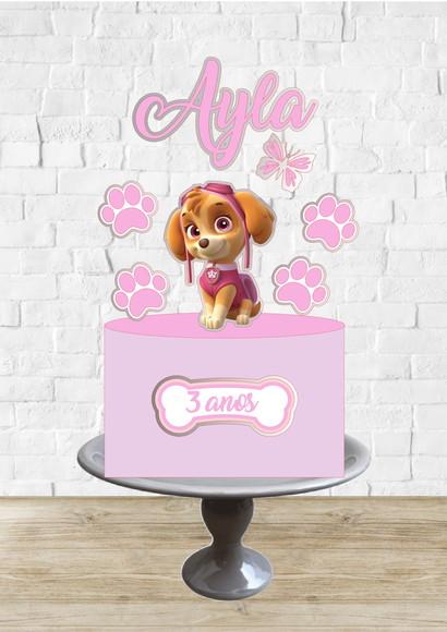 Arquivo de Corte Topo de Bolo Skay Patrulha Canina