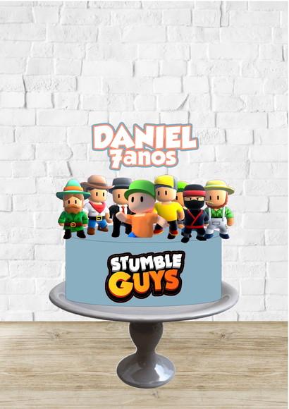 Arquivo de Corte Topo de Bolo Stumble Guys Personagens