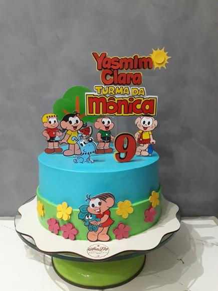 Arquivo de Corte Topo de Bolo Turma da Mônica