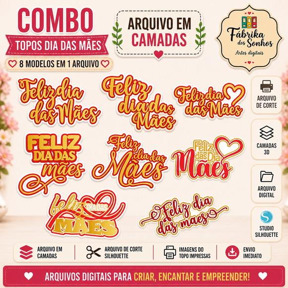 Arquivo de Corte Topo Feliz Dia das Mães