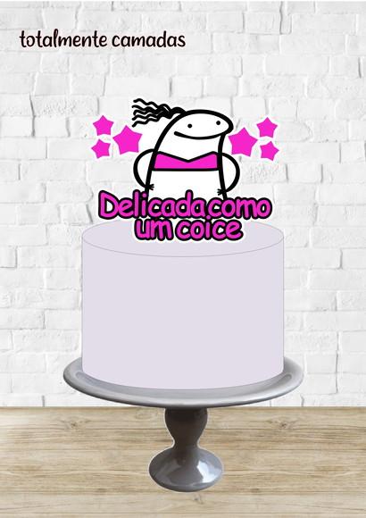 Arquivo de Corte Topo Flork Delicada Como Um Coice