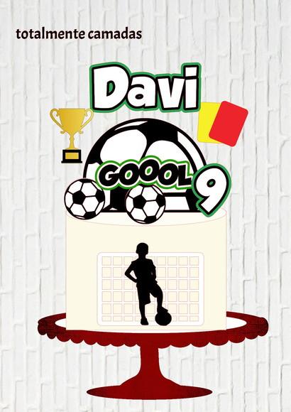 Arquivo de Corte Topo Futebol Menino