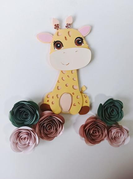 Arquivo de Corte Topo Girafinha Baby Camadas