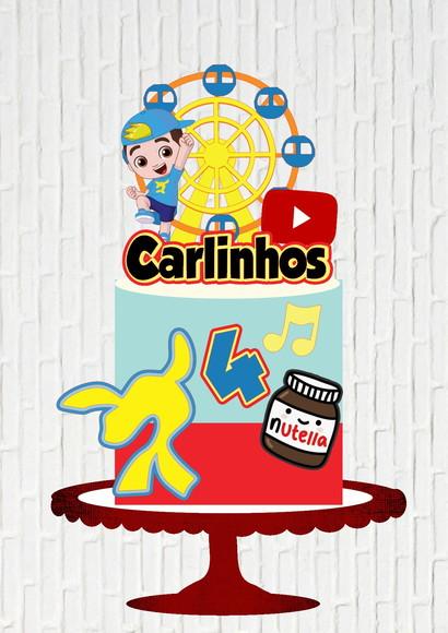 Arquivo de Corte Topo Lucas Neto Roda Gigante Camadas 3
