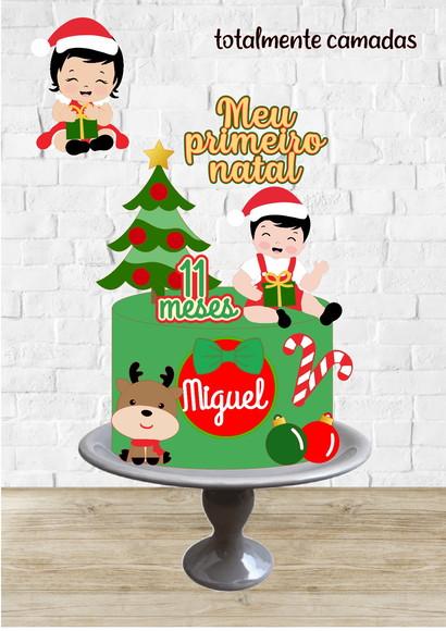 Arquivo de Corte Topo Meu Primeiro Natal Bebê