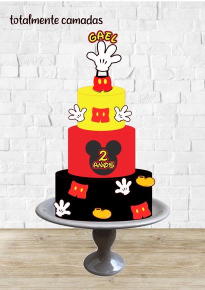 Arquivo de Corte Topo Mickey Partes