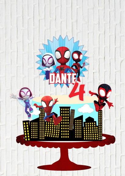Arquivo de Corte Topo Spidey e Amigos