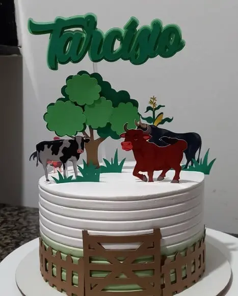 Arquivo Corte Topo de Bolo Fazenda Sitio Camadas