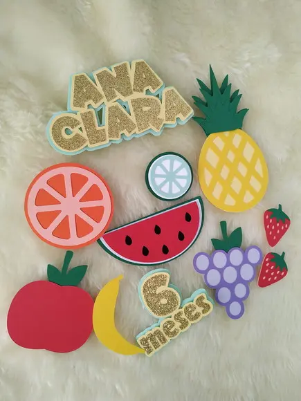 Arquivo Corte Topo De Bolo Frutas Introdução Camadas
