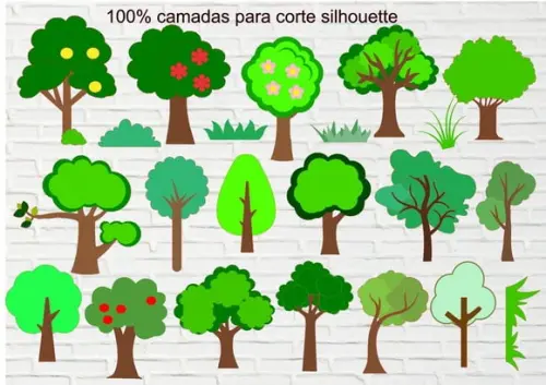 Arquivo de Corte Arvores e Arbustos Camadas