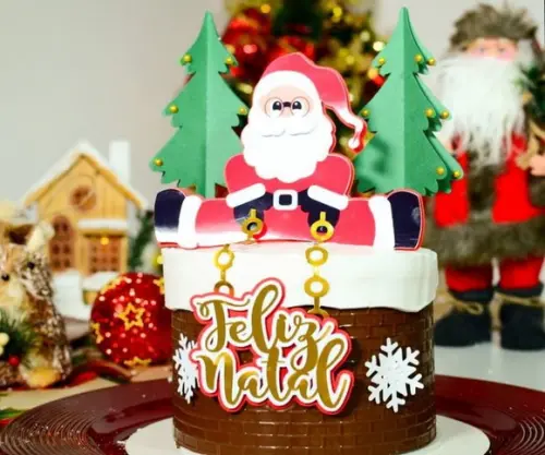 Arquivo de Corte Combo 4 Topos Natal