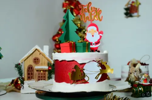 Arquivo de Corte Combo 4 Topos Natal