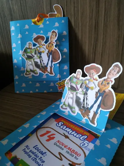 Arquivo de Corte Convite Surpresa Toy Story
