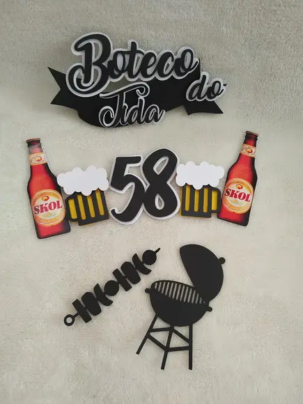 Arquivo de Corte Topo Boteco Skol Churrasqueira