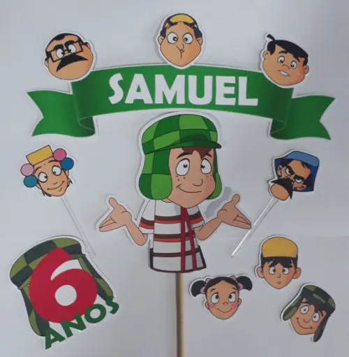 Arquivo De Corte Topo Chaves Personagens