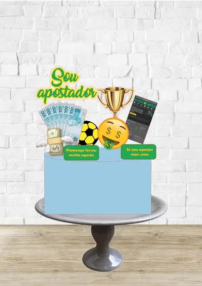Arquivo de Corte Topo de Bolo Apostador