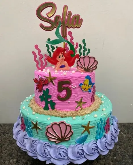 Arquivo de Corte Topo de Bolo Ariel 2 Andares