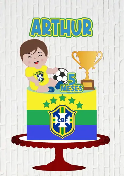 Arquivo de Corte Topo de Bolo Bebe Copa