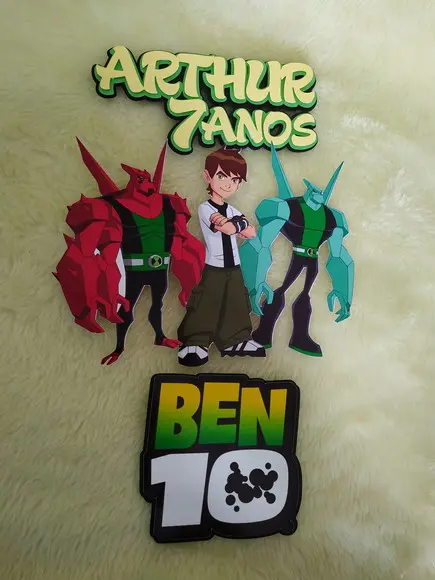 Arquivo De Corte Topo De Bolo Ben 10