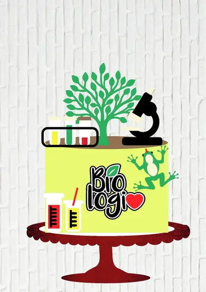 Arquivo de Corte Topo de Bolo Biologia Camadas