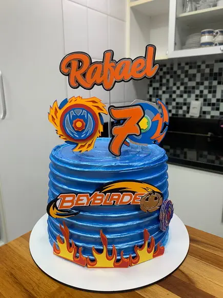 Arquivo de Corte Topo de Bolo Beyblade