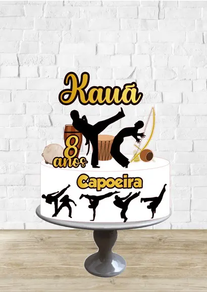 Arquivo de Corte Topo de Bolo Capoeira