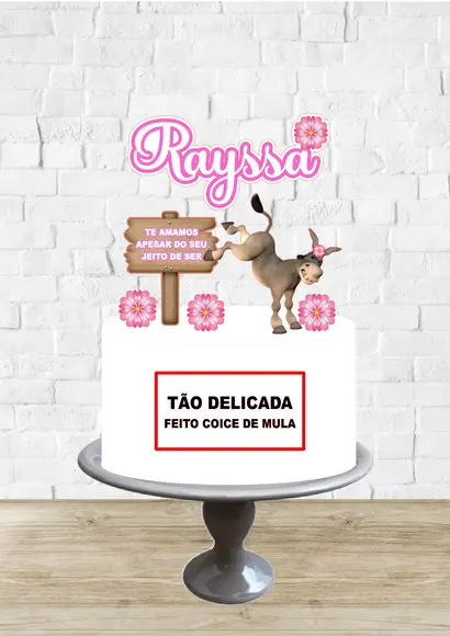 Arquivo de Corte Topo de Bolo Cavalo Coice