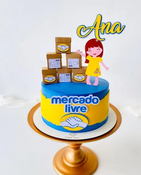 Arquivo de Corte Topo de Bolo Compras Mercado l Studio