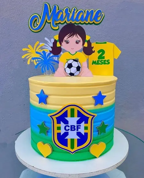 Arquivo de Corte Topo de Bolo Copa Menina Baby
