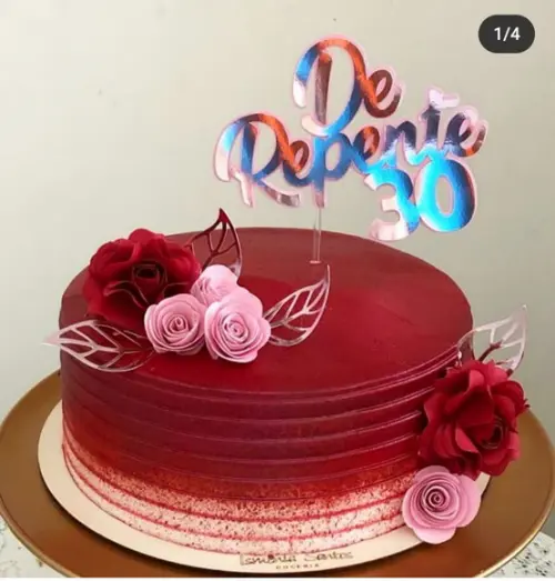 Arquivo de Corte Topo de Bolo de Repente 30