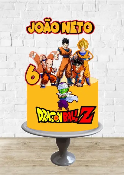 Arquivo de Corte Topo de Bolo Dragonball Z