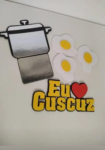 Arquivo De Corte Topo De Bolo Eu Amo Cuscuz