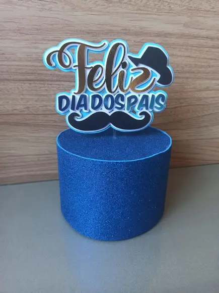 Arquivo de Corte Topo de Bolo Feliz Dia dos Pais