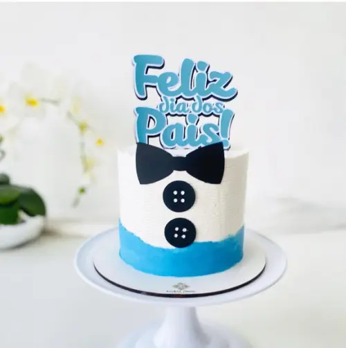 Arquivo de Corte Topo de Bolo Feliz Dia dos Pais