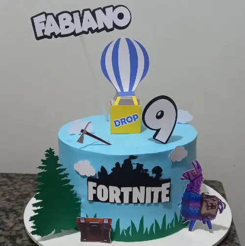 Arquivo de Corte Topo de Bolo Fortnite