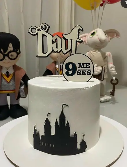 Arquivo de Corte Topo de Bolo Harry Porter Castelo