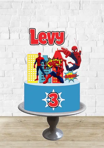 Arquivo de Corte Topo de Bolo Homem Aranha